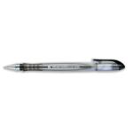 5 Star Office Grip Ball Pen Medium 1.0mm Tip 0.4mm Line Black [Pack 20] 423598