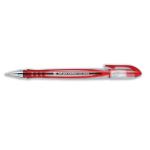 5 Star Office Grip Ball Pen Medium 1.0mm Tip 0.4mm Line Red [Pack 20] 423938