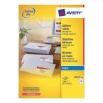 Avery Quick DRY Addressing Labels Inkjet 16 per Sheet 99.1x33.9mm White Ref J8162-100 [1600 Labels] 471572