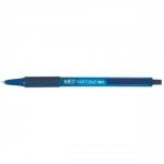Bic SoftFeel Clic Pen Retractable Rubberised Barrel Med 1.0mm Tip 0.32mm Line Blue Ref 837398 [Pack 12] 484656