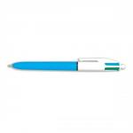 Bic 4-Colour Ball Pen Medium 1.0mm Tip 0.32mm Line Blue Black Red Green Ref 802077 484672