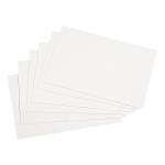 5 Star Office Record Cards Blank 6x4in 152x102mm White [Pack 100] 502470