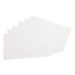 5 Star Office Record Cards Ruled Both Sides 8x5in 203x127mm White [Pack 100] 502586