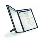 Durable Display Unit Space Saving with 5 Panels A4 Black Ref 5540/01 509428