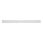 GBC Binding Wire Elements 34 Loop for 55 Sheets 6mm A4 Silver Ref RG810497 [Pack 100] 571844