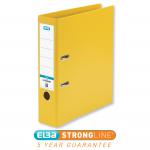 Elba Lever Arch File PP 70mm Spine A4 Yellow Ref 100202166 [Pack 10] 625121