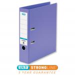 Elba Lever Arch File Polypropylene 70mm Spine A4 Purple Ref 100202167 [Pack 10] 625164