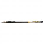 Pilot G-107 Grip Gel Rollerball Pen Fine 0.7mm Tip 0.39mm Line Black Ref BLGPG10701 [Pack 12] 628071