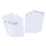 5 Star Value Envelopes Pocket Press Seal Window 90gsm C4 324x229mm White [Pack 250] 638566