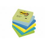 Post-it Colour Notes Pad of 100 Sheets 76x76mm Dreamy Palette Rainbow Colours Ref 654MTDR [Pack 6]