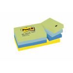 Post-it Colour Notes Pad of 100 Sheets 38x51mm Dreamy Palette Rainbow Colours Ref 653MTDR [Pack 12]
