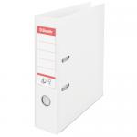 Esselte FSC No. 1 Power Lever Arch File PP Slotted 75mm Spine A4 White Ref 811300 [Pack 10] 699098