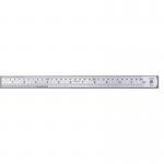 Linex Ruler Stainless Steel Imperial and Metric with Conversion Table 300mm Silver Ref LXESL30 701846