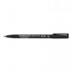 Staedtler Lumocolor CD/DVD Marker Pens Line 0.4mm Black Ref 310CDS9 [Pack 10] 702257