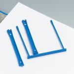 5 Star Office Filing Clip Polypropylene Blue [Pack 10]