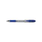 5 Star Elite Rubber Grip Ball Pen Medium 1.0mm Tip 0.5mm Line Blue [Pack 12] 908382