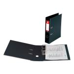 5 Star Office Lever Arch File Polypropylene Capacity 70mm Foolscap Black [Pack 10] 913187
