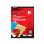 5 Star Office Photo Inkjet Paper Gloss 240gsm A4 White [50 Sheets] 917472