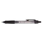 5 Star Office Gel Rollerball Retractable 0.7mm Tip 0.4mm Line Black [Pack 12] 930392