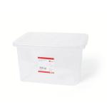 5 Star Office Storage Box Plastic with Lid Stackable 24 Litre Clear 930677