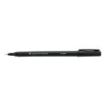 5 Star Office Permanent Marker Fine Tip 0.5mm Line Black [Pack 10] 939949