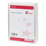 5 Star Office Multipurpose Labels Laser Copier Inkjet 21 per Sheet 64x38mm White [10500 Labels] 940457