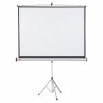 Nobo Tripod Projection Screen Home Theatre/Office/Cinema Screen 4:3 Screen Format Matte White (1500x1138mm)