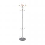 Alba Vienna Coat Stand 350x350x1790mm Metal/Wood PMVIENNA ALB00629
