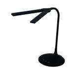 Alba Nomad Two Head Desk Lamp Black LEDTWIN N ALB01578