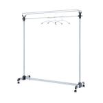 Alba Garment Coat Rack with Brakes Metal 1530x540x1715mm PMGROUP3 ALB12404