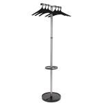 Alba Wave 2 Coat Stand (Capacity for 6 coat hangers and 6 umbrellas weighted 5kg base) PMWAVE2 ALB13005
