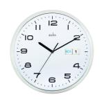 Acctim Supervisor Wall Clock 320mm Chrome/White 21027 ANG21027