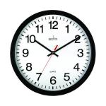 Acctim Controller Silent Sweep Wall Clock 368mm Black 93/704B