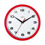 Acctim Aylesbury Wall Clock Red 92/303 ANG92303