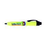 Artline Clix Retractable Permanent Marker Black (Pack of 12) EK73 BLK AR84582