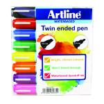 Artline 2-in-1 Flipchart Marker Assorted (Pack of 8) EK-325T-W8 AR84664