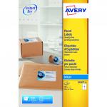 Avery Inkjet Parcel Labels 4 Per Sheet White (Pack of 100) J8169-25 AV10623