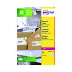 Avery Recycled Address Labels 14/Sheet White (Pack of 210) LR7163-15 AV14266