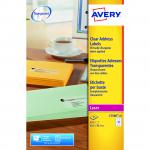 Avery Laser Address Labels 21 Per Sheet Clear (Pack of 525) L7560-25