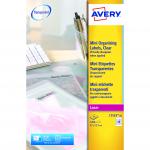 Avery Laser Mini Labels 48 Per Sheet Clear (Pack of 1200) L7553-25 AV17780