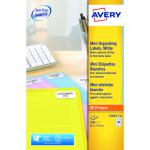 Avery Laser Mini Labels 45.7 x 25.4mm White (Pack of 1000) L7654-25