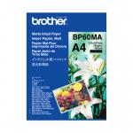 Brother Inkjet Paper Matt A4 Black (Pack of 25) BP60MA BA62851