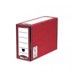 Fellowes Bankers Box Premium Transfer File Red/White (Pack of 10) 0005802 BB00581