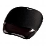 Fellowes Crystals Gel Mouse Pad Black 9112101 BB52717