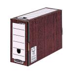 Bankers Box Premium 127mm Transfer File Woodgrain (Pack of 5) 5305 BB53035