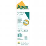Fellowes Apex Plastic Binding Combs 14mm Black (Pack of 100) 6202101 BB58498