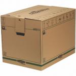 Fellowes Bankers Box Moving Box X-Large Brown Green (Pack of 5) 6205401 BB60705
