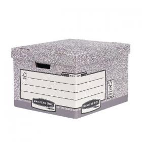 Fellowes Heavy Duty Bankers Box Size W380xD430xH287mm Large (Pack of 10) 001812 BB70945