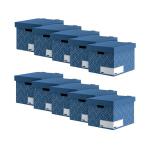 Bankers Box Storage Box Blue (Pack of 5) Buy 1 Get 1 Free 4483701 BB810599