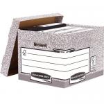 Bankers Box Storage Box Grey Standard (Pack of 10) 00810-FF BB88537